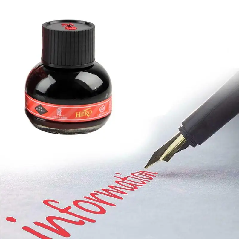 60ML Calligraphy Writing Painting Fountain Pen Colored Ink For Fountain Dip Pens Write Drawing Graffiti Non Carbon School Supply