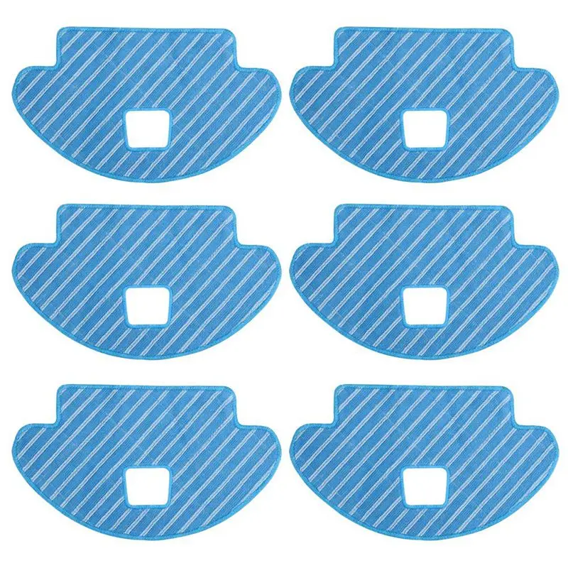 6 Pcs Mop Pads Compatible For Ecovacs Deebot Ozmo 930 Robotic Vacuum Cleaner | Бытовая техника