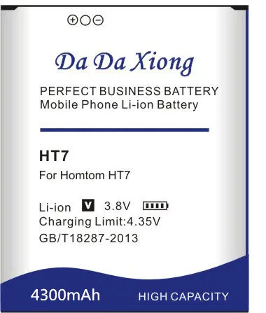 Аккумулятор Da Xiong 4300 мА/ч HT7 Батарея для Homtom PRO|battery for|batteries batteriesbattery 3500mah |