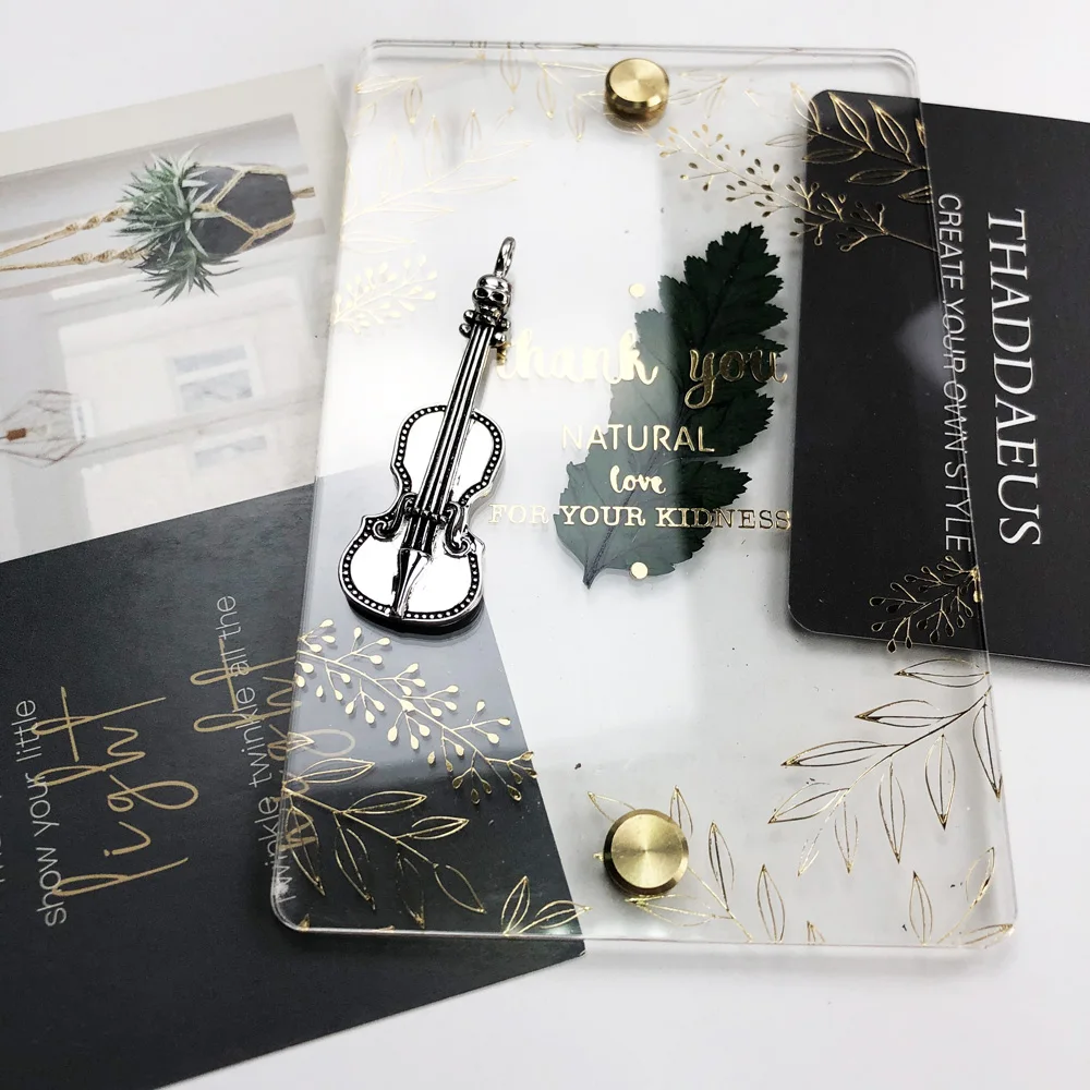 Подвеска с черепом и скрипкой ювелирные изделия в европейском стиле ожерелье