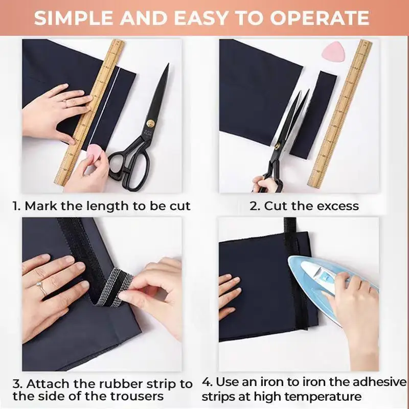 Прижимная лапка для брюк самоклеящаяся ткань шитья аксессуары | Дом и сад