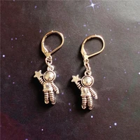 astronaut lever back earrings astronaut dangle earrings space jewelry gift clip earrings astronaut earrings