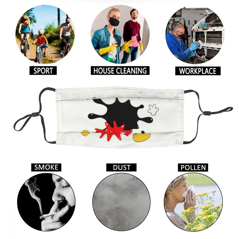 Мышь анимэ рот маска на лицо дизайн способный преодолевать Броды для взрослых с