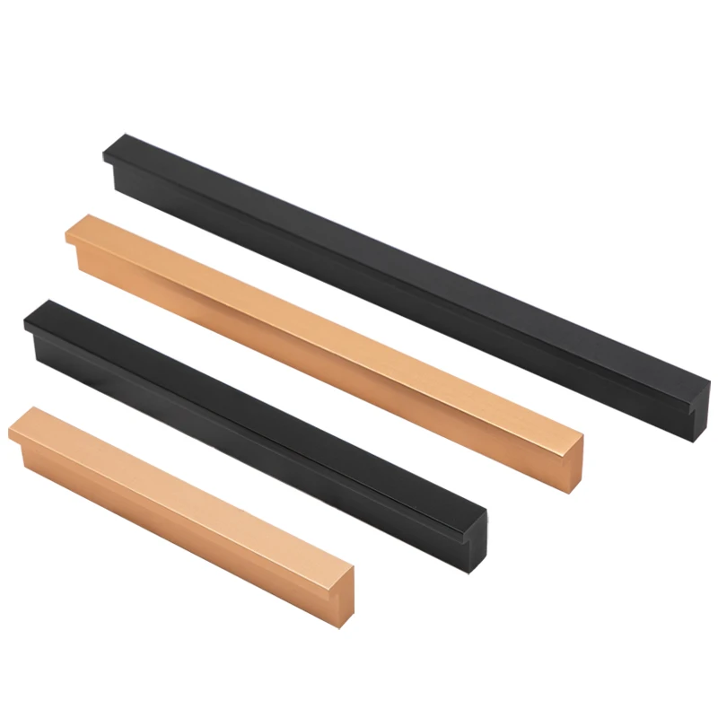 Европейский матовый золотой черный мебельный шкаф дверные ручки фурнитура для