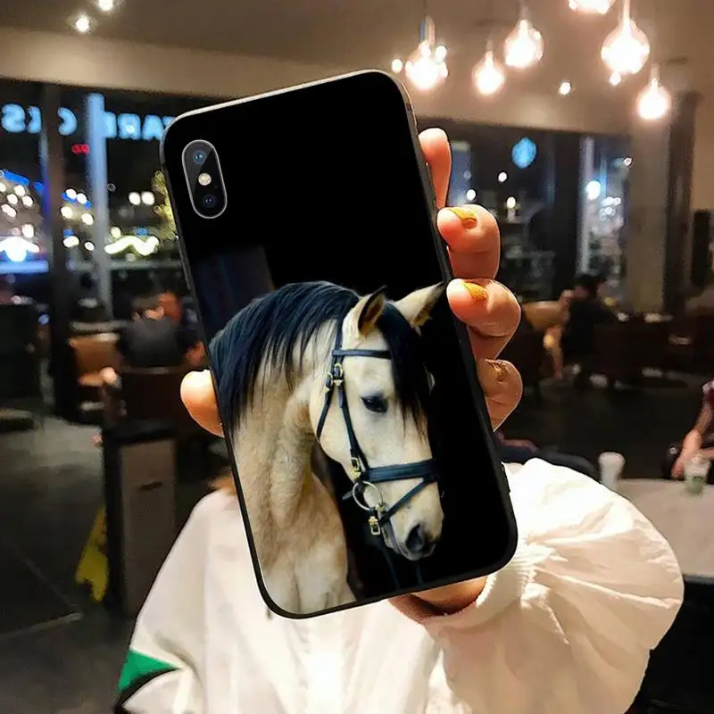 

Handsome Horse Animal Phone Case for iPhone 11 12 pro XS MAX 8 7 6 6S Plus X 5S SE 2020 XR