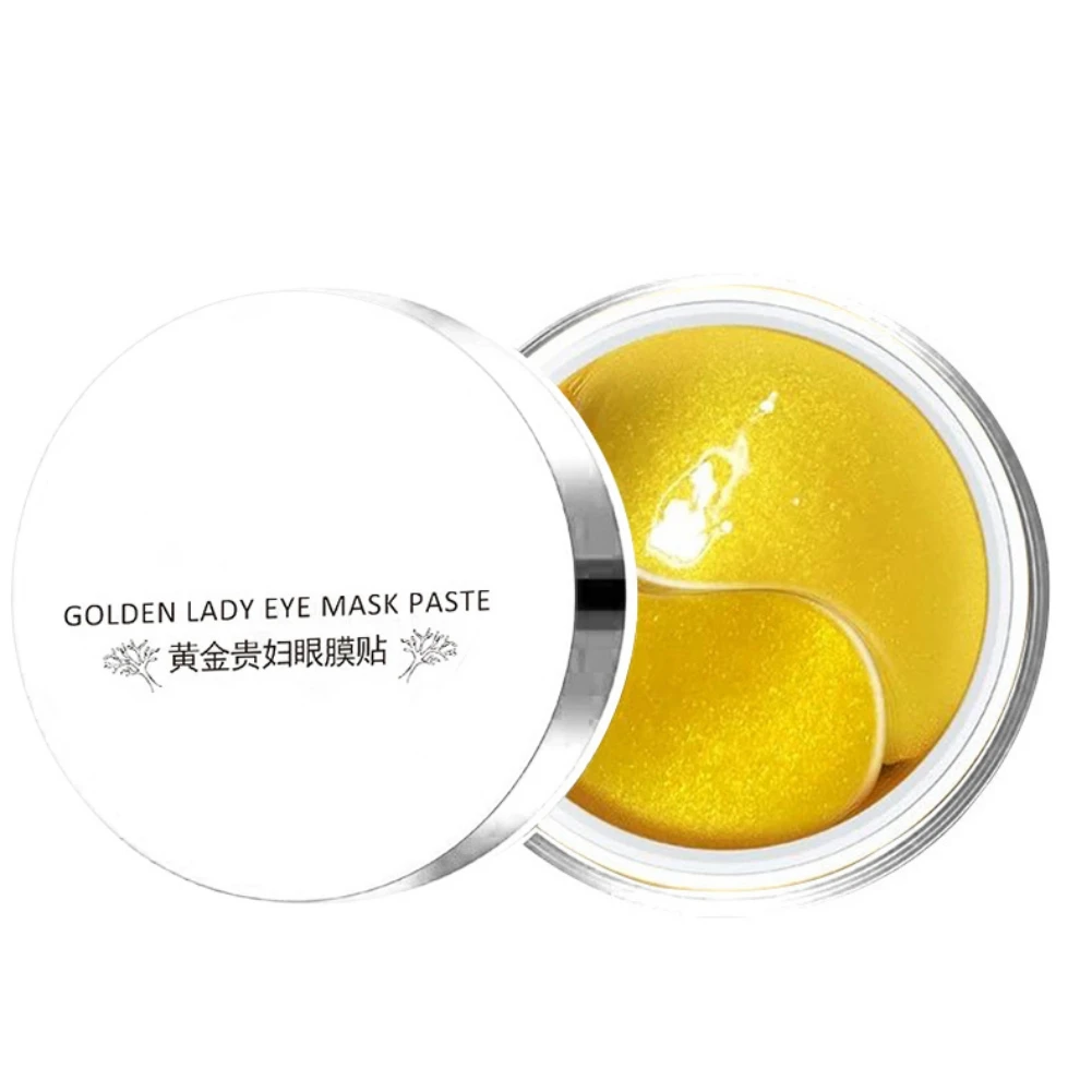 

60Pcs Eye Anti Wrinkle Gel Sleep Mask Essence Moisturizing Eye Mask Remove Dark Circles Gold Collagen Eye Patches