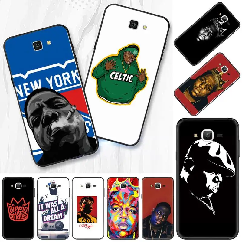 

Biggie Great hip hop rapper Phone Case For Samsung Galaxy J2 J4 J5 J6 J7 J8 2016 2017 2018 Prime Pro plus Neo duo