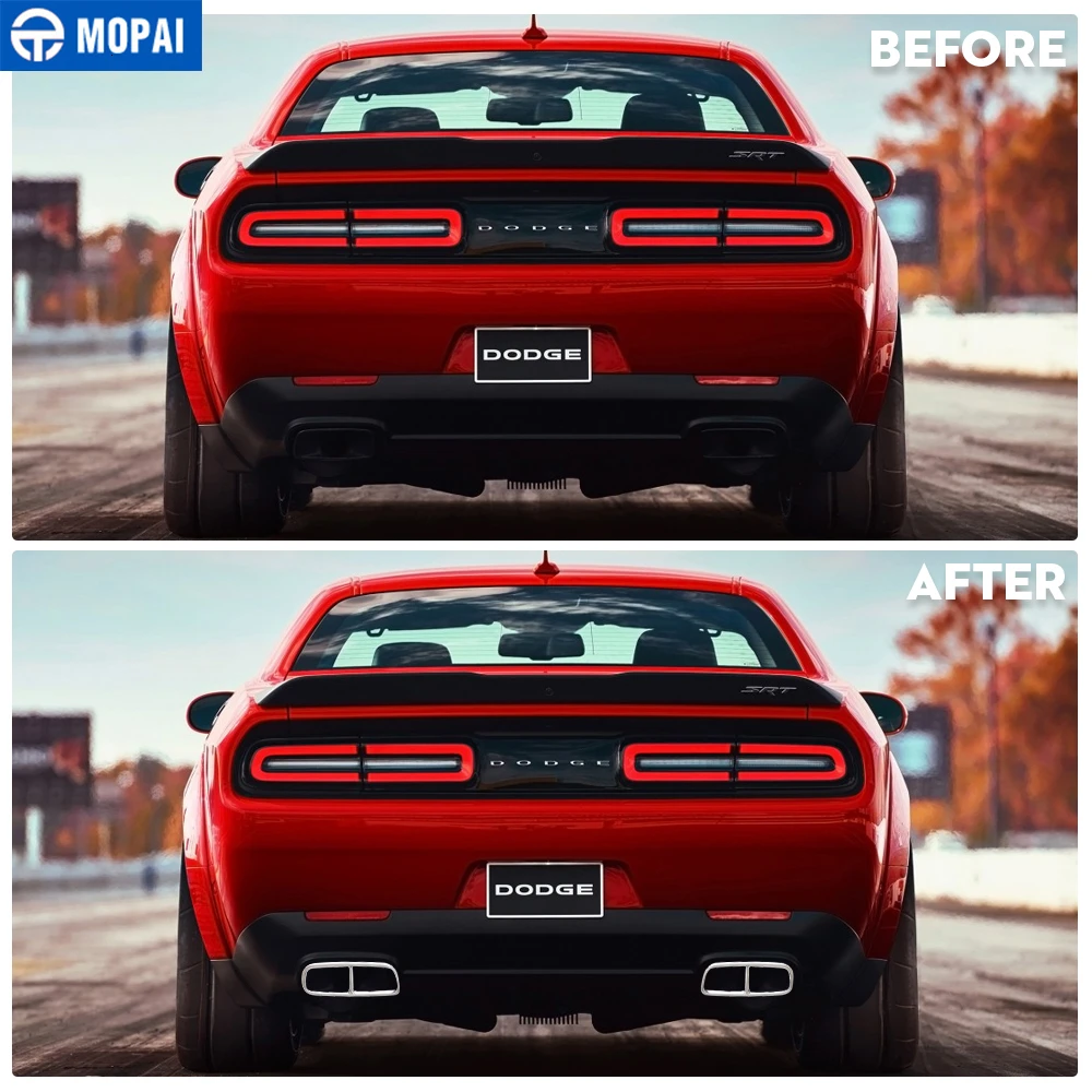 MOPAI крышка выхлопной трубы для автомобиля Challenger SXT 2015 + декоративные аксессуары