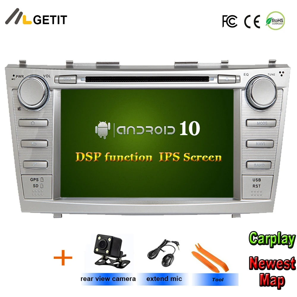 8 &quotIPS экран Android 10 автомобильный DVD GPS навигация для Toyota Camry 2007 2008 2009 2010 головное