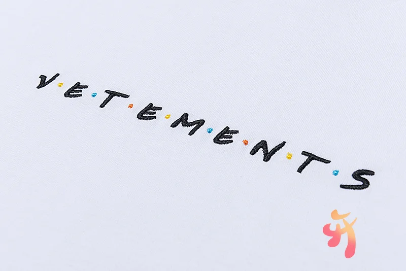 

VETEMENTS T Shirt Best Version Loose Short Sleeves High Quality Embroidery Tops Men Women Oversized VTM Fashion Casual T-shirt