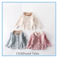 winter clothing plus cashmere sweater for boys and girls knitted twist jacket fashion clothes