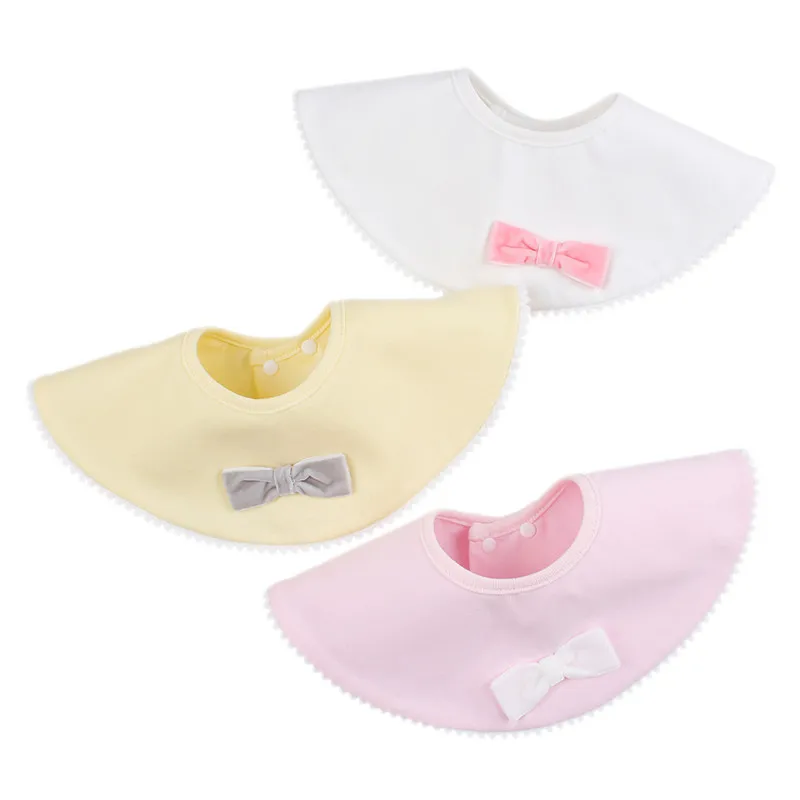 New Cotton Flower Baby Girls Bib 360 Round Bibs For Cute Mouth Towel Infant Boys Saliva Clothing | Детская одежда и обувь