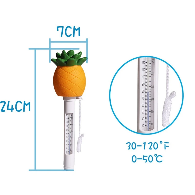 

The new animal-shaped buoy swimming pool thermometer SPA hot tub simple reading display water temperature test instrument