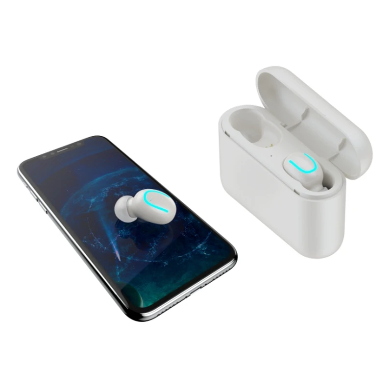 

Wireless Earbuds Q32 TWS Bluetooth Headset Binaural Wireless True Stereo HBQ Invisible Earphones (White)