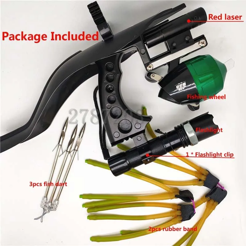 

High speed hunting fishing laser slingshot shooting slingshot slingshot shooting powerful slingshot fishing compound bow