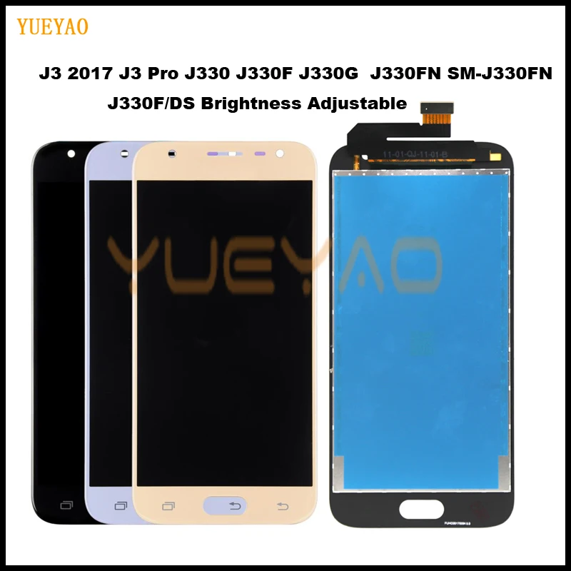 J3 2017 lcd для Samsung Galaxy J330 J330F SM s дисплей сенсорный дигитайзер экран с регулировкой