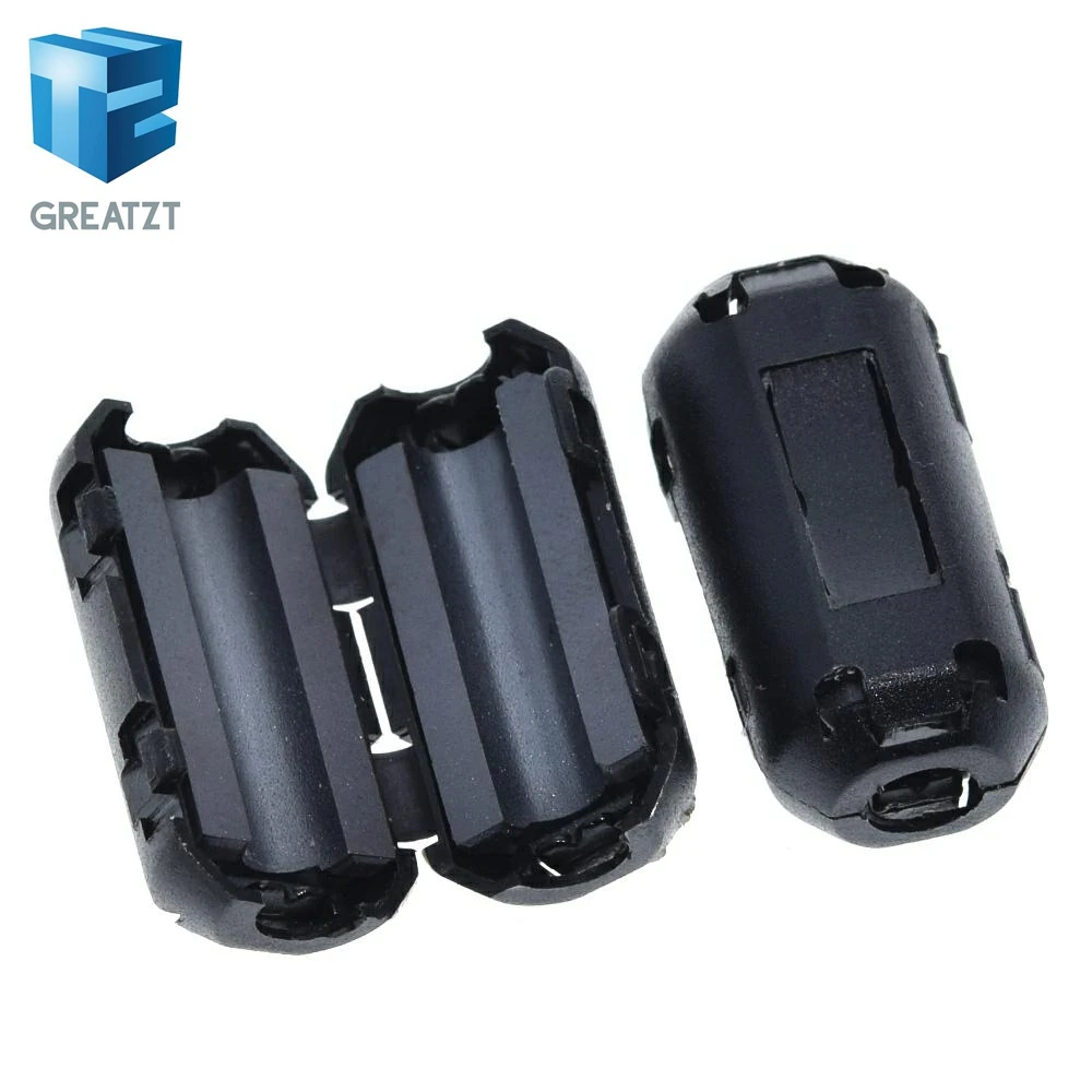 Ферритовое кольцо GREATZT с зажимом 5 мм подавитель шума для EMI RFI провода активные