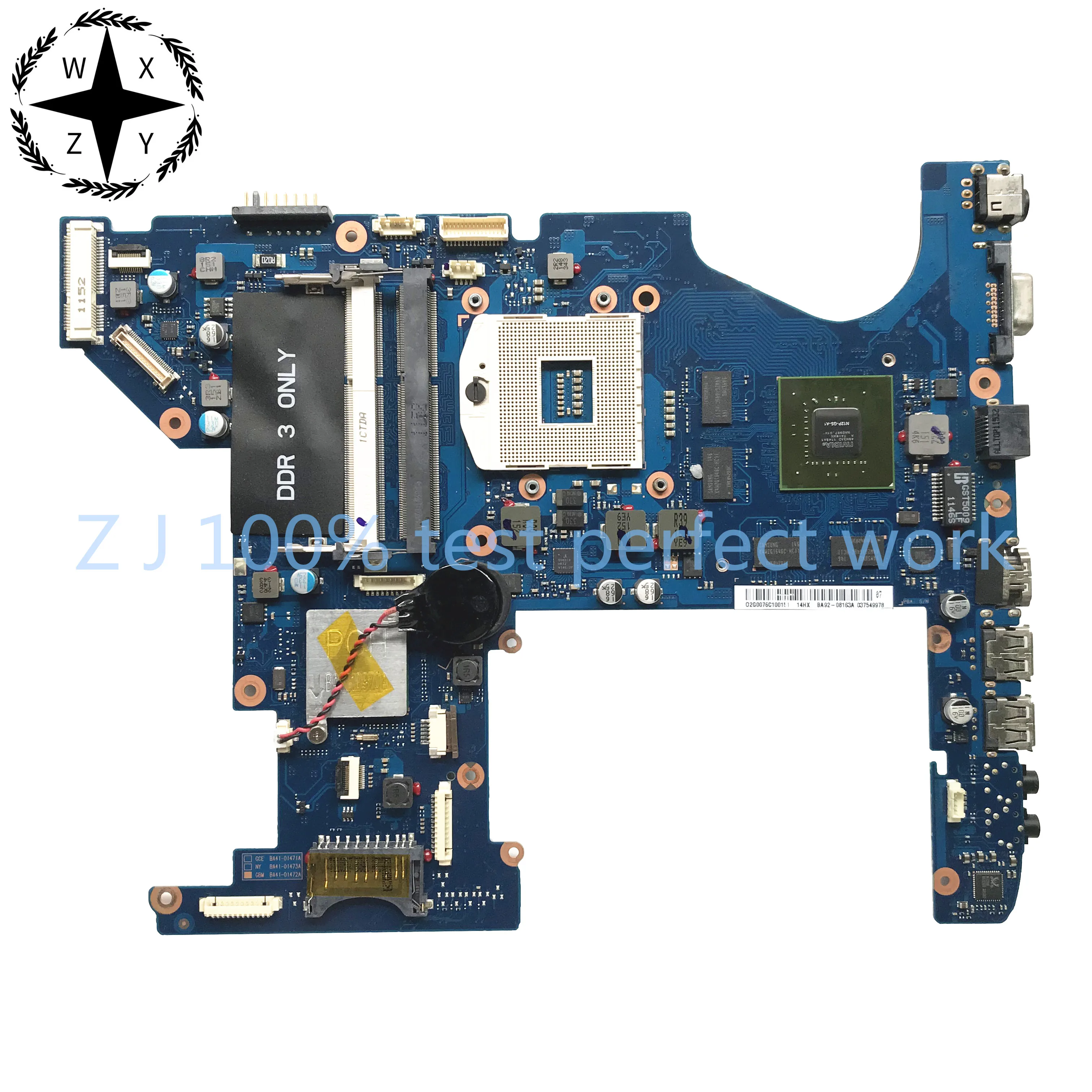 Оригинальная материнская плата для ноутбука Samsung RF711 BA92 08163A 08163B GT540M 2 Гб HM65 100%