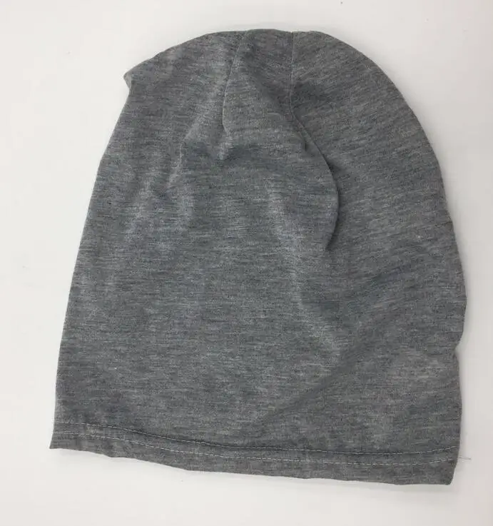 New Style Polyester Jersey Solid Color Pullover Cap Knitted Toe Cap Outdoor Cap