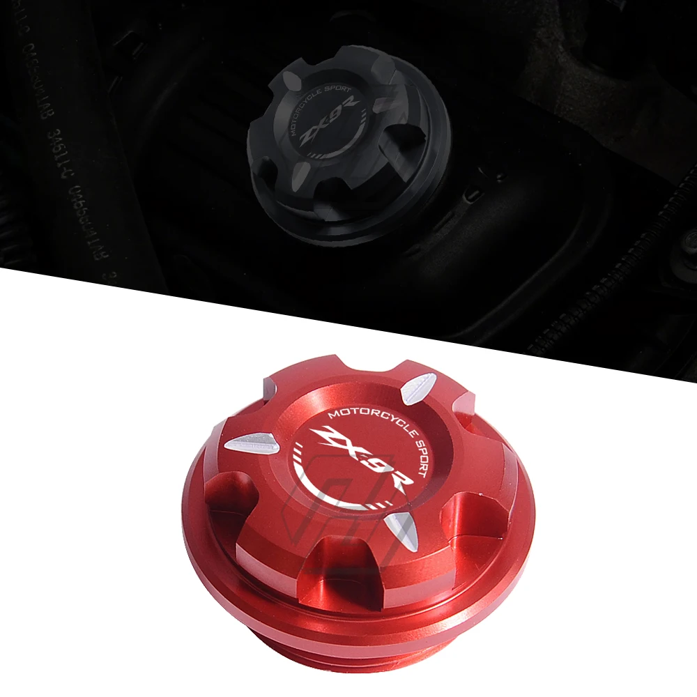 

For Kawasaki ZX9R ZX-9R All Year Motorcycle Engine Oil Cap Bolt Screw Filler Cover
