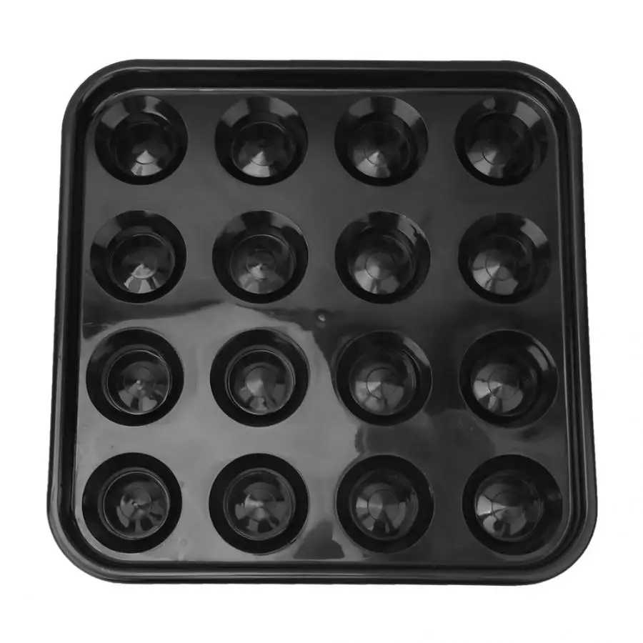 

Billiard Ball Tray New Durable Billiard Ball Storage Tray Holds 16 Balls Pool Accessory for Billiards Parlor Black Accessory