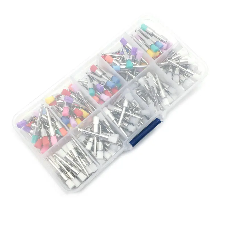 200 шт. полировальная щетка для зубов|Стомотологические сверла и щетки| |