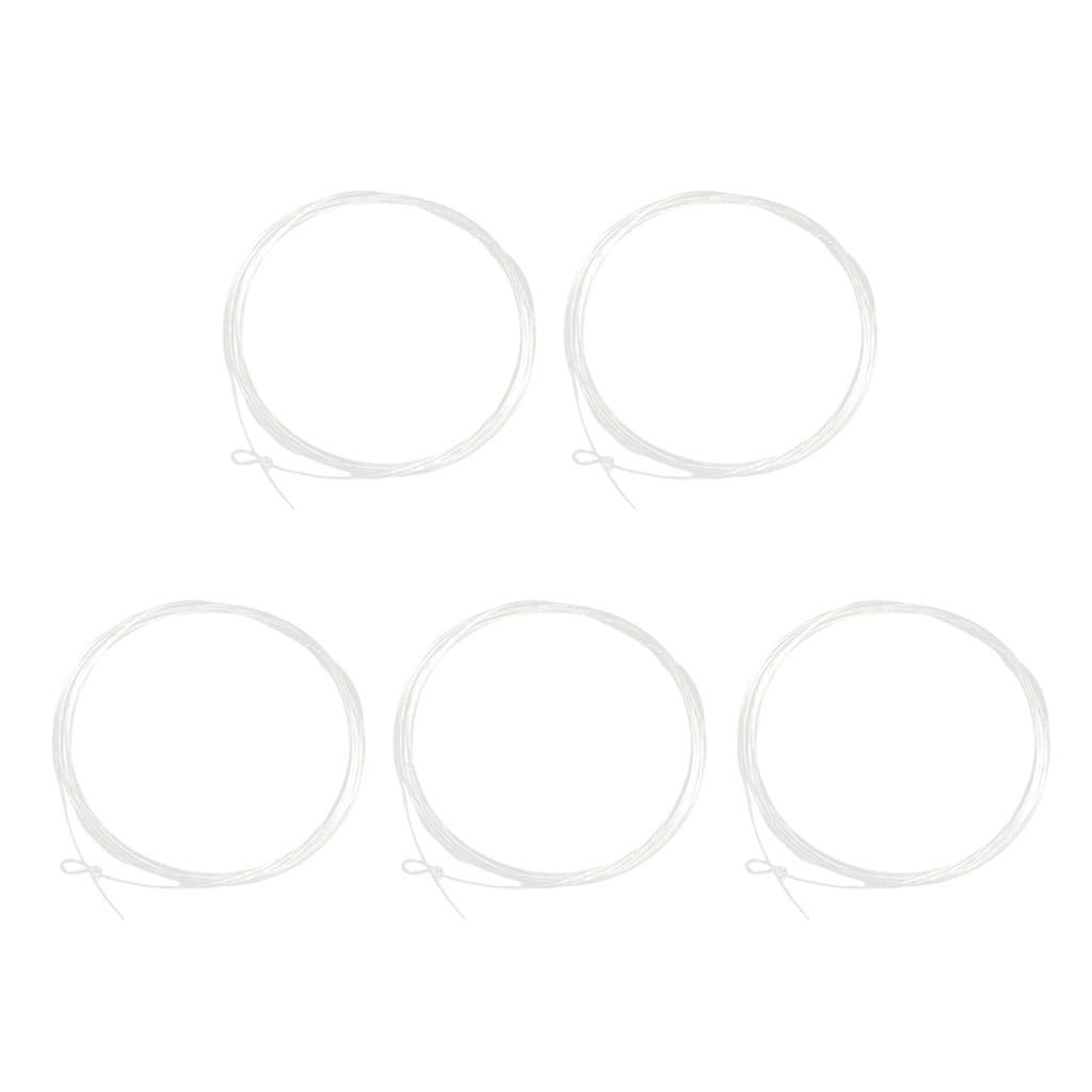 

5 Pcs Nylon Fly Fishing Tapered Leader With Loop Fly Fishing Leader Line