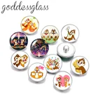 Disney чип и Дейл на помощь Симпатичные 10 шт. круглые фото 18 мм кнопки для 18 мм Оснастки ожерелье, сделай сам, ювелирное изделие