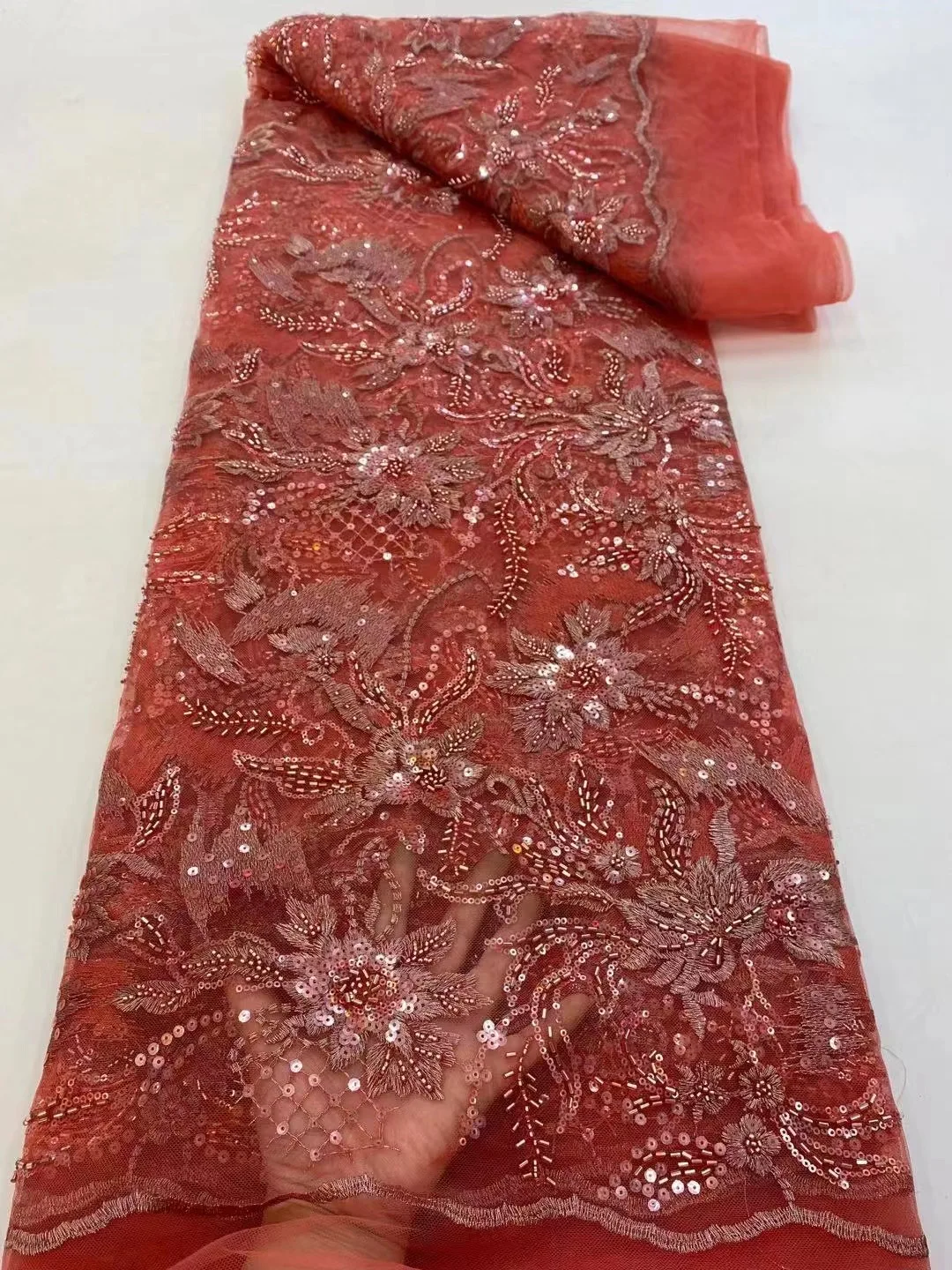 

2022 Высококачественная кружевная французская кружевная ткань, швейцарская кружевная ткань с блестками, нигерийская кружевная ткань для жен...