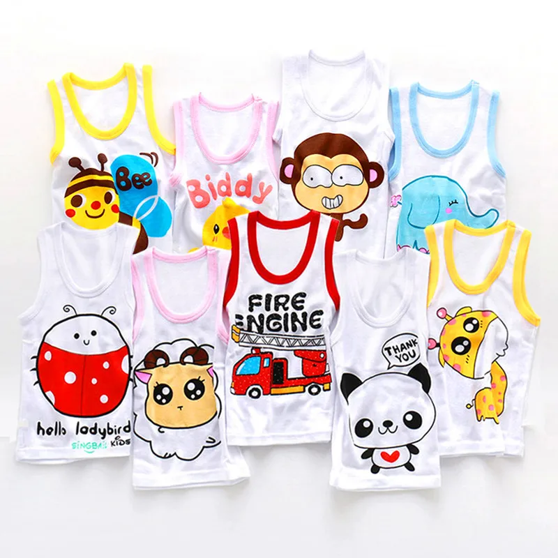 2021 детское нижнее белье хлопковые топы для мальчиков и девочек новинка 2019 летние