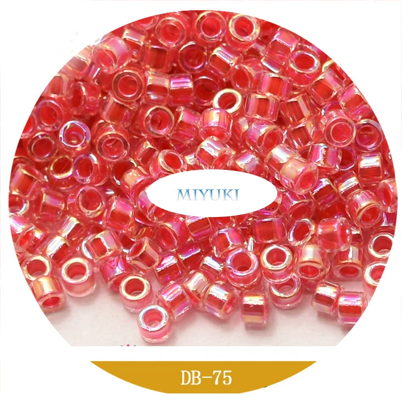 Японские импортные стеклянные бусины ручной работы Миюки 1 6 мм прозрачная