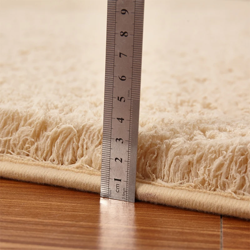 Скандинавский лохматый плюшевый коврик белый пушистый ковры для гостиной