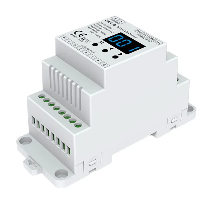 Модель #: Φ 4CH * 5A 12-24VDC CV DALI DA4-D(Din Rail) | Лампы и освещение