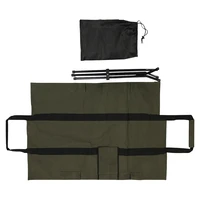 fireplace log holder rack portable hard wearing waxed canvas log carrier with collapsible rack and storage bag for outdoor bonf