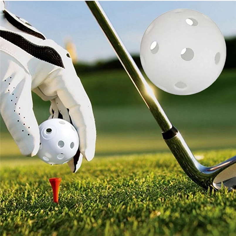 Мяч для тренировки игры в гольф дома сделай сам полая перфорированная