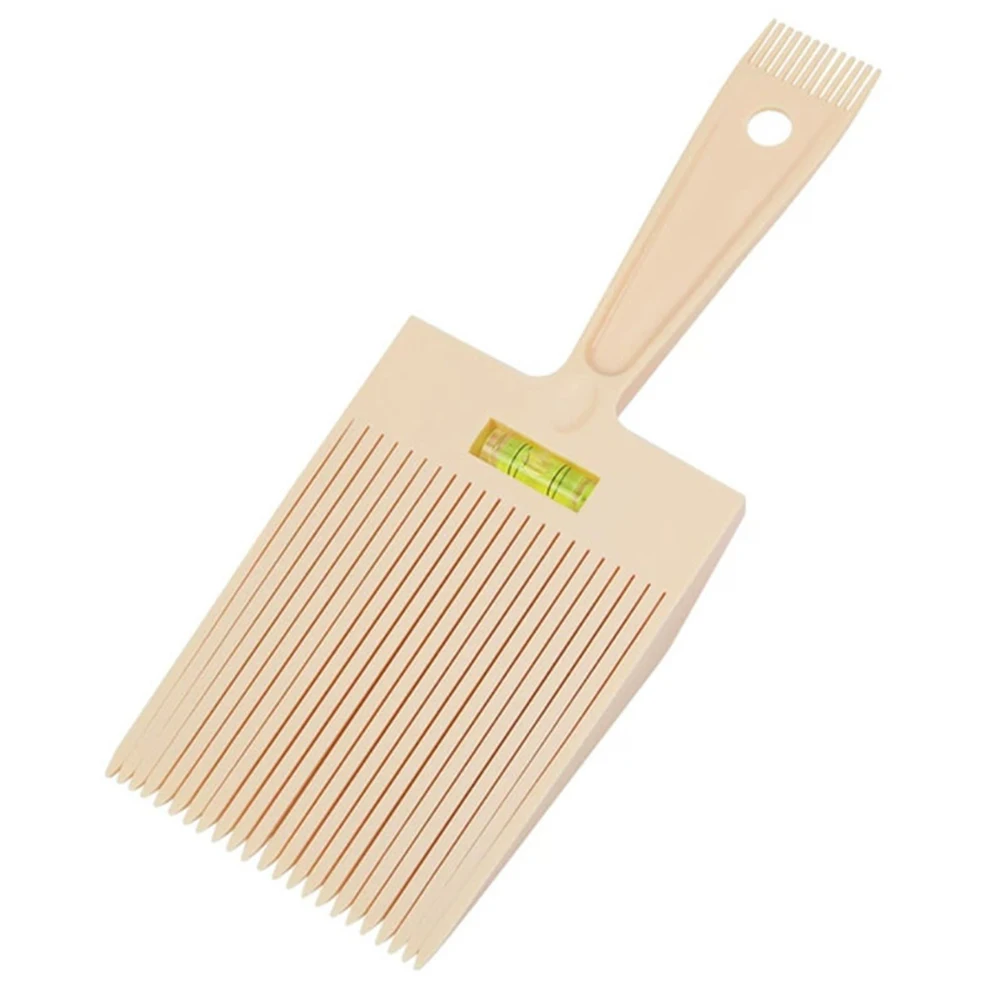 

Men's Horizontal Push Hair Comb Retro Oil Head Comb Flat Head Comb Hairdressing Comb Haircut Tool With Water Leveling System