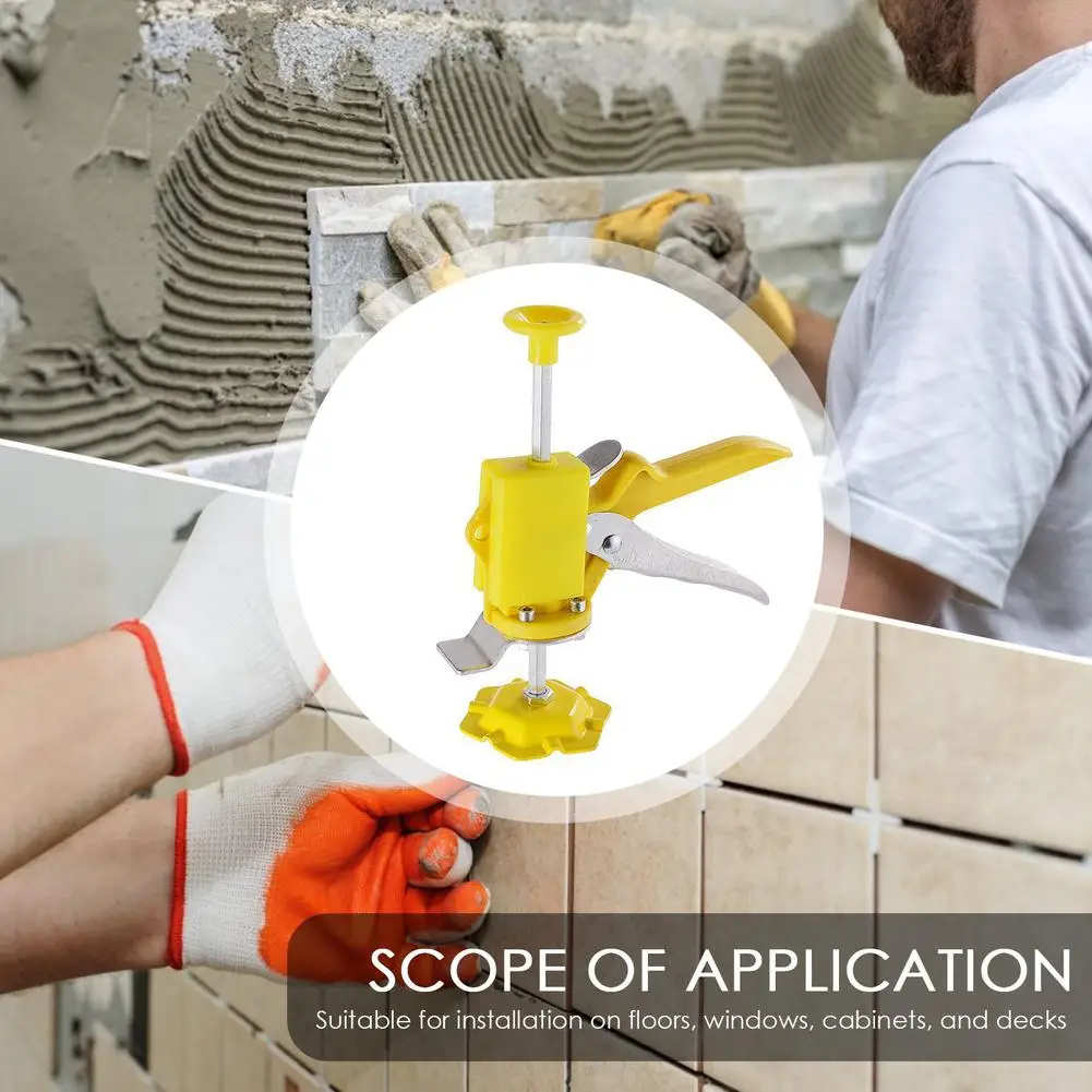 Viking Arm Tile Height Regulator Clamping Construction Tool Labor-Saving Stainless Steel Locator Leveling System Lifter Jack