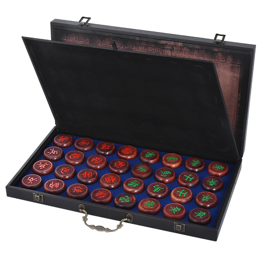 Высшее качество Африканский палисандр китайский Шахматный набор складной 32