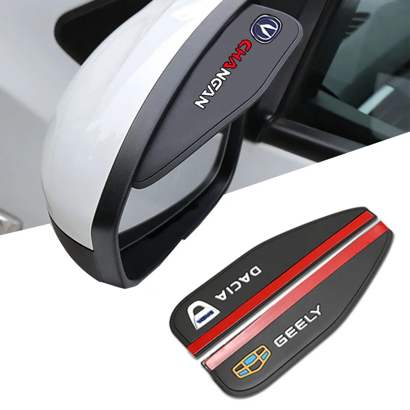 

2pcs Car Side Mirror Rain Brow Carbon Fiber Rain Cover Sticker For Chevrolet T300 Cruze Lacetti Cobalt Aveo Niva Car Accessories