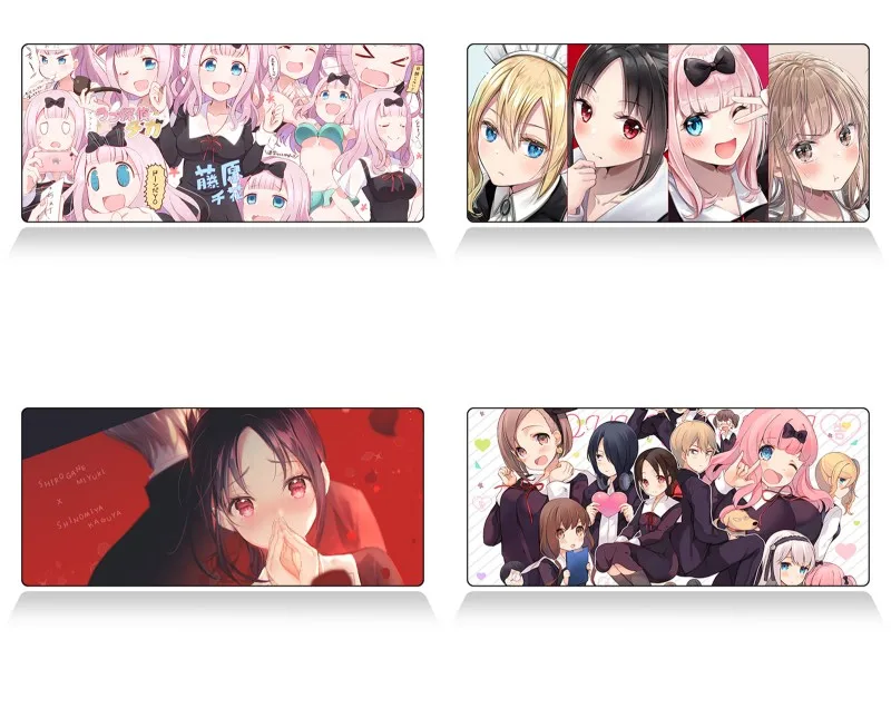 1 шт. коврик для мыши Kaguya sama: Love Is War Cartoon Fujiwara Chika с принтом игровой клавиатуры
