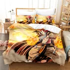 Постельное белье с аниме 3D комплект постельного белья Комплект постельного белья с пододеяльником Комплект постельного белья Постельное белье хлопковое постельное белье