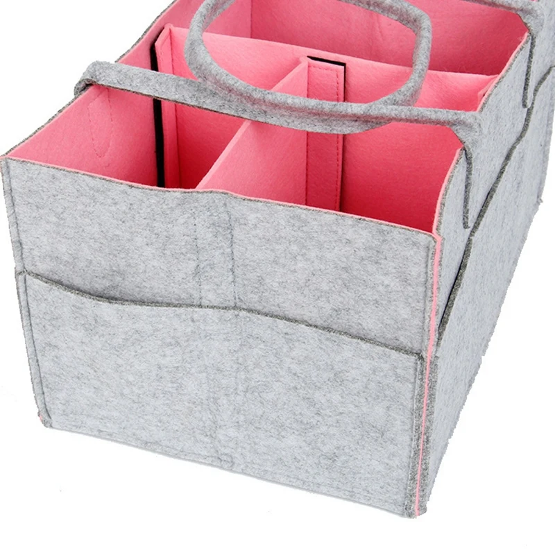 Портативный Большой подгузник Caddy Tote Детские пеленки Органайзер портативный
