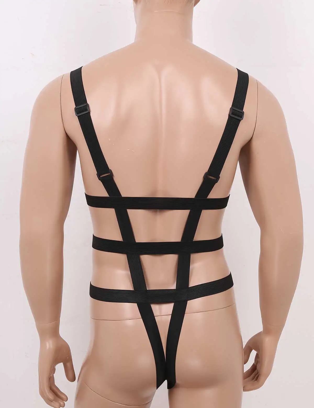 MSemis гей Фетиш Костюм БДСМ секс игрушки Для мужчин мужские подтяжки Ракушки