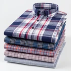 Рубашка мужская саржевая с длинным рукавом, большие размеры 5XL, 6XL, 7XL, 8XL, 2020, подушки из чистого хлопка в клетку кг, 120 кг, 130 кг