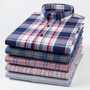 Рубашка мужская саржевая с длинным рукавом, большие размеры 5XL, 6XL, 7XL, 8XL, 2020, подушки из чистого хлопка в клетку кг, 120 кг, 130 кг