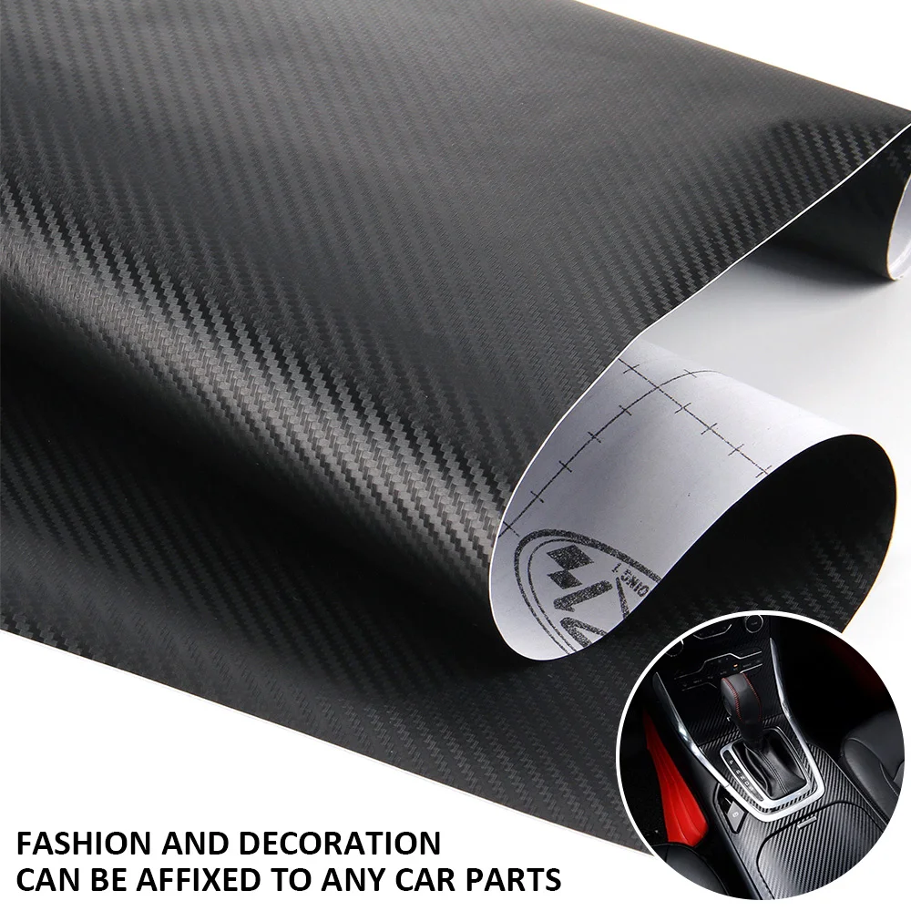 Виниловая 3d пленка из углеродного волокна для автомобиля консоли компьютера