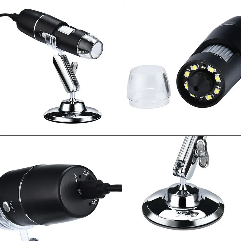 1000X цифровой микроскоп Wifi Лупа камера 720P Подставка для Android IOS Телефон iPad со светом