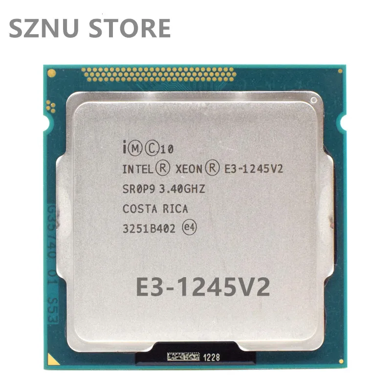 

Intel Xeon E3-1245 v2 E3 1245v2 E3 1245 v2 3.4 GHz Quad-Core Eight-Thread CPU Processor 8M 77W LGA 1155