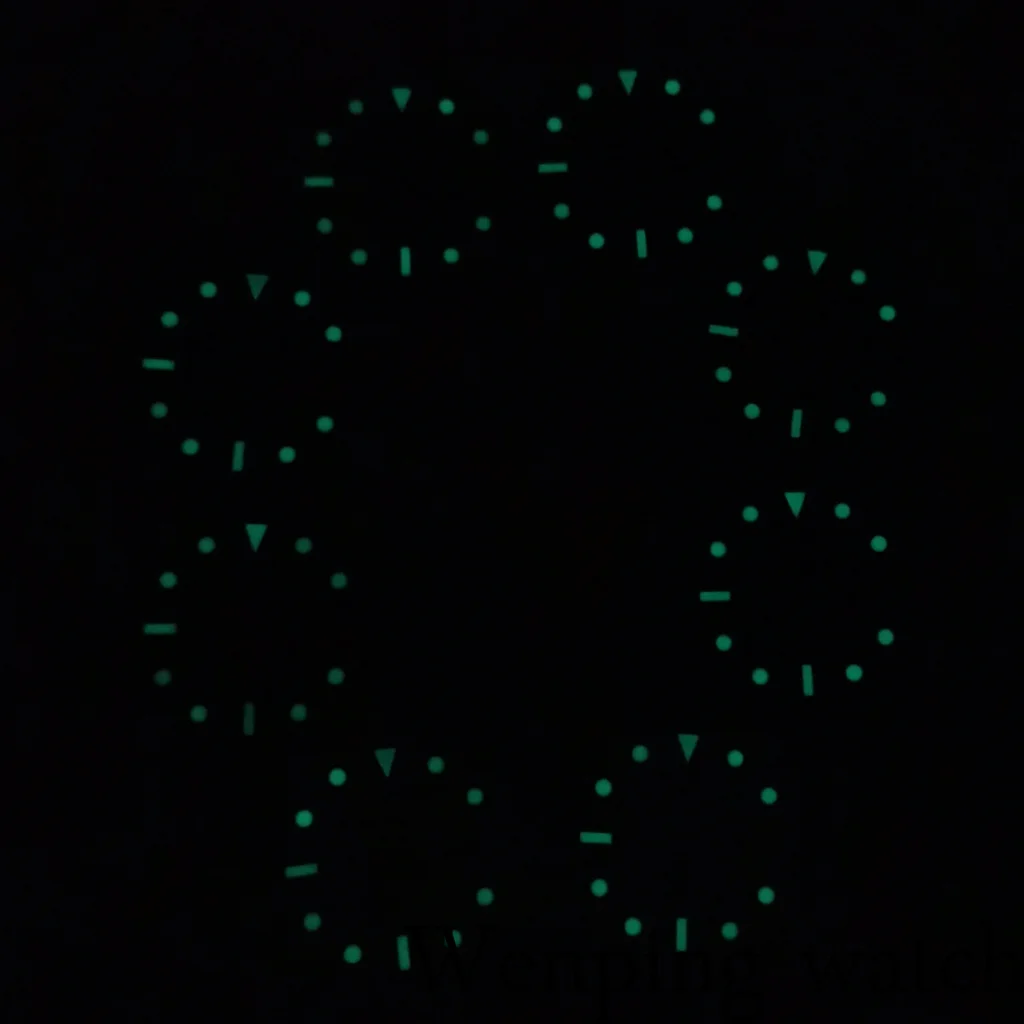 Новый 28 5 мм стерильные зеленый световой несколько Цвет часы с прочной защитой