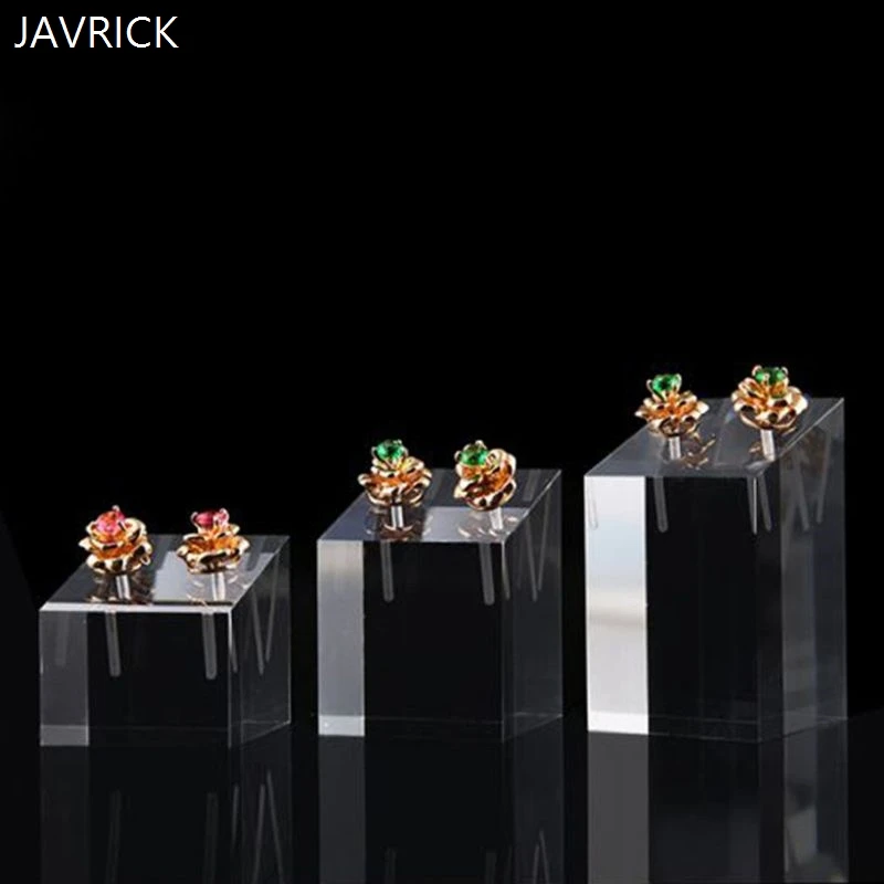 Модная прозрачная акриловая квадратная Подставка для ювелирных изделий